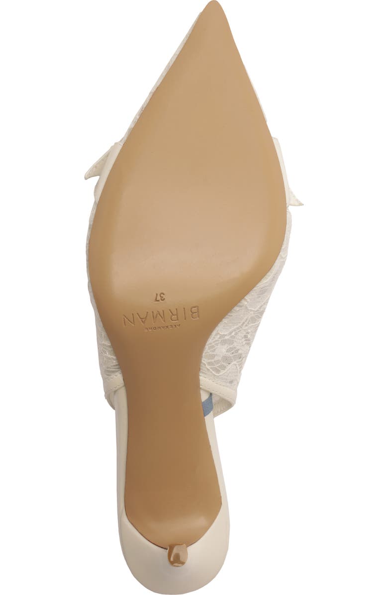 Alexandre Birman Clarita Classic Pointed Toe Slingback Pump, Alternate, color, Off White/ Ivory