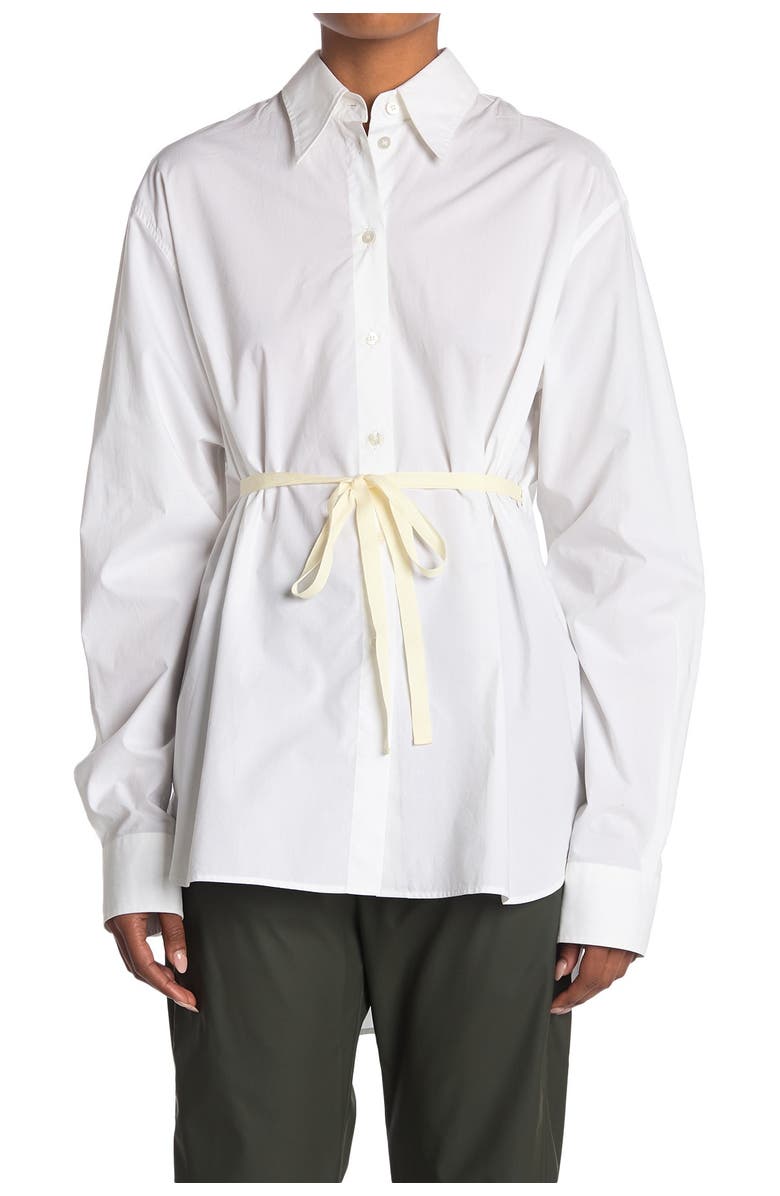Maison Margiela Tie Waist Shirt, Alternate, color,