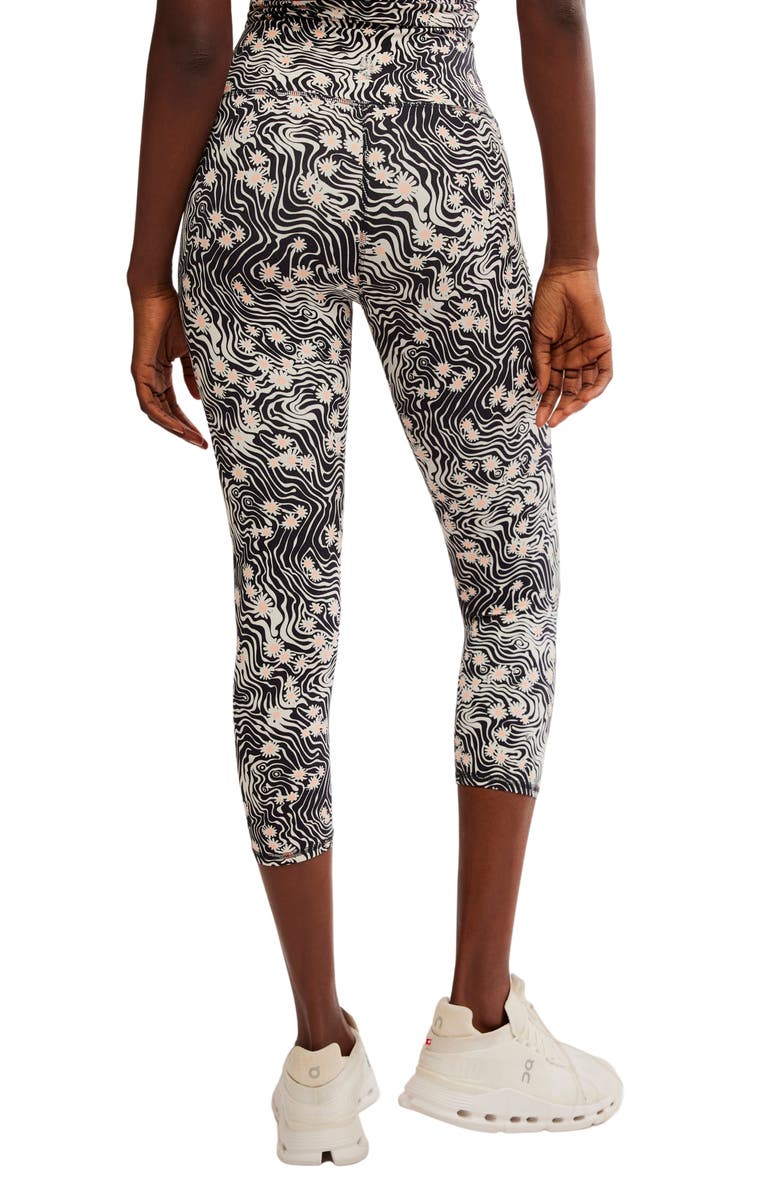 FREE PEOPLE MOVEMENT Never Better Capri Leggings, Alternate, color, Ivory