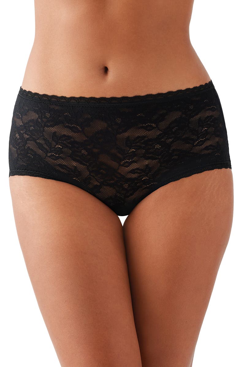 Wacoal High Profile Lace Briefs, Main, color,