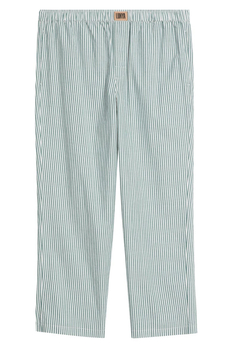Airy Cotton Pajama Pants, Alternate, color, OVER STRIPE