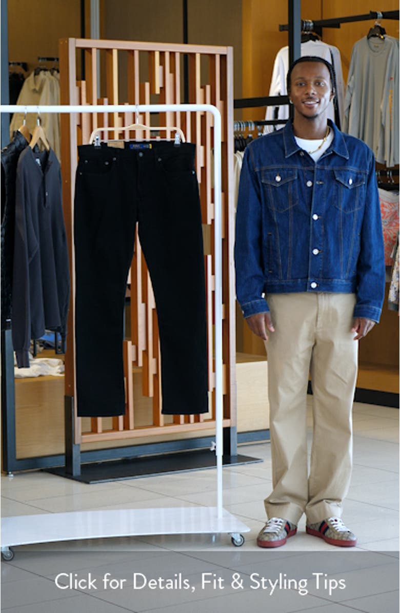 Sullivan Slim Fit Cotton Stretch Twill 5-Pocket Pants, sales video thumbnail