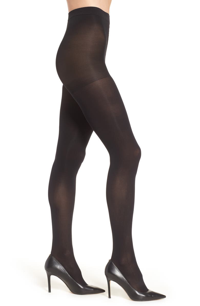 Nordstrom Opaque Control Top Tights, Main, color, 
