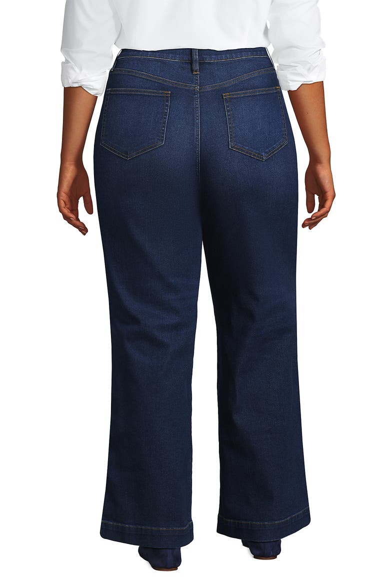 Recover High Rise Wide Leg Blue Jeans, Alternate, color, Royal Indigo