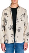 CONSTRUCT Slim Fit Skull Shirt Jacket
