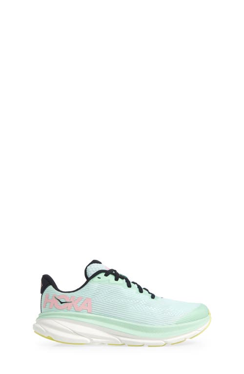 Hoka Kids' Clifton Youth Running Shoe In Green