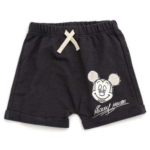 Disney Short Sleeve Hoodie & Shorts Set In Black