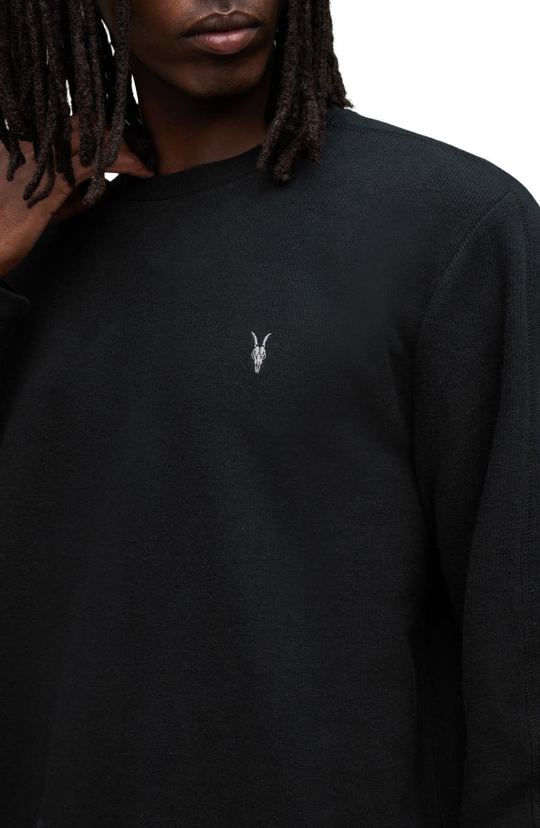 AllSaints Rowe Long Sleeve Cotton T-Shirt, Alternate, color, 