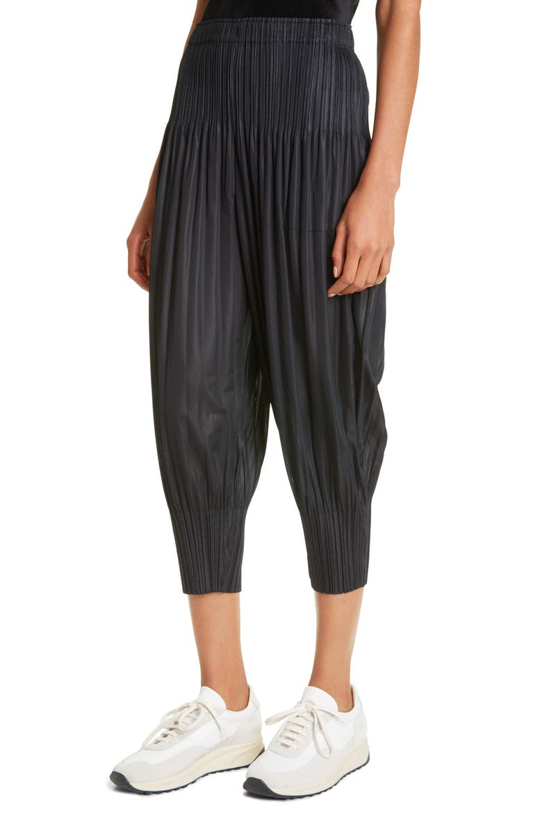 Pleats Please Issey Miyake Fluffy Basics Pants (Women) | Nordstrom