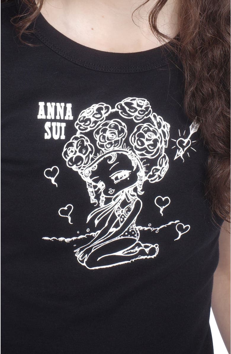 Anna Sui Beach Girl Baby Tee, Alternate, color, 