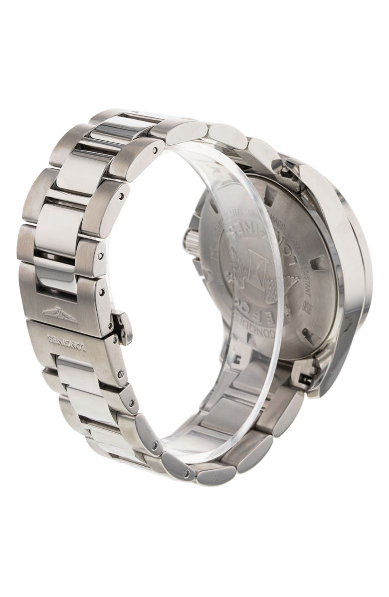 Watchfinder & Co. Longines Preowned 2018 Conquest Bracelet Watch, 41mm, Alternate, color,