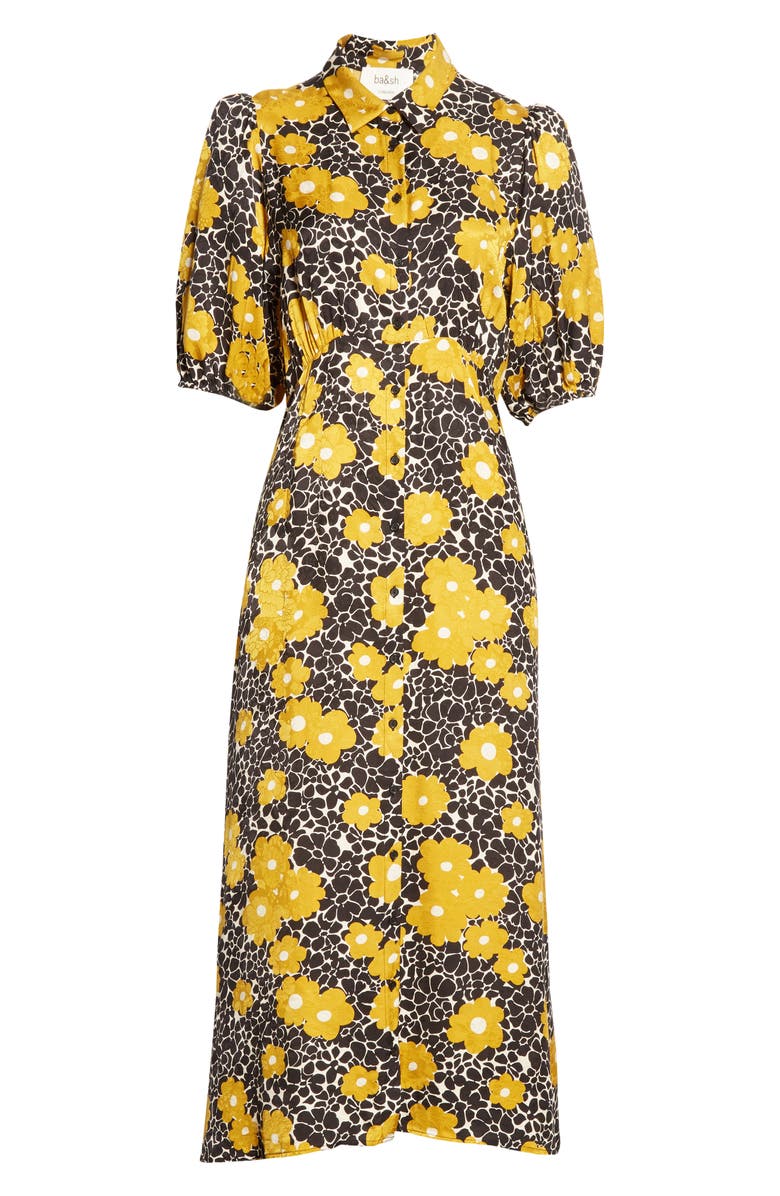ba&sh Babeth Floral Shirtdress, Alternate, color,