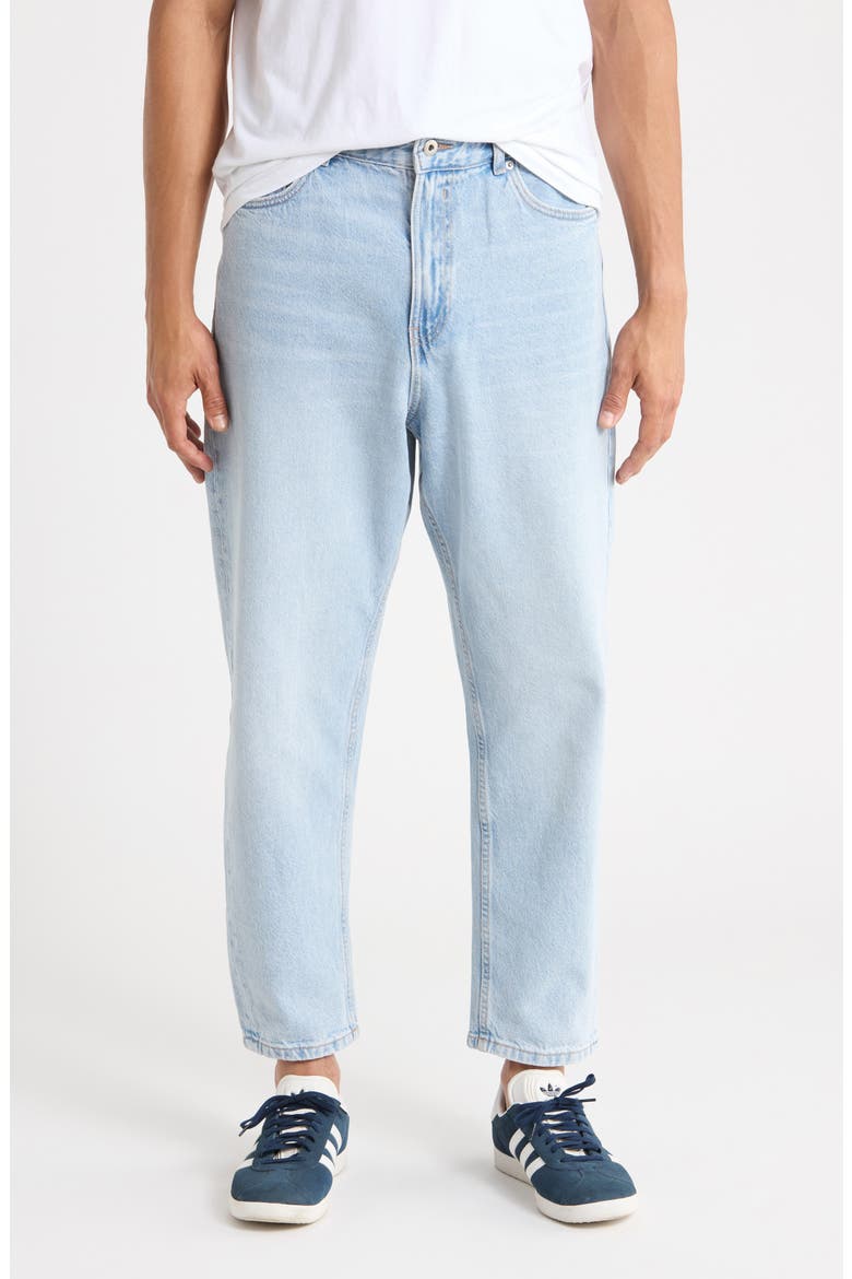 90s Straight Leg Jeans, Main, color, MID BLUE