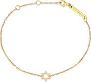 Zoë Chicco Star of David Pendant Bracelet