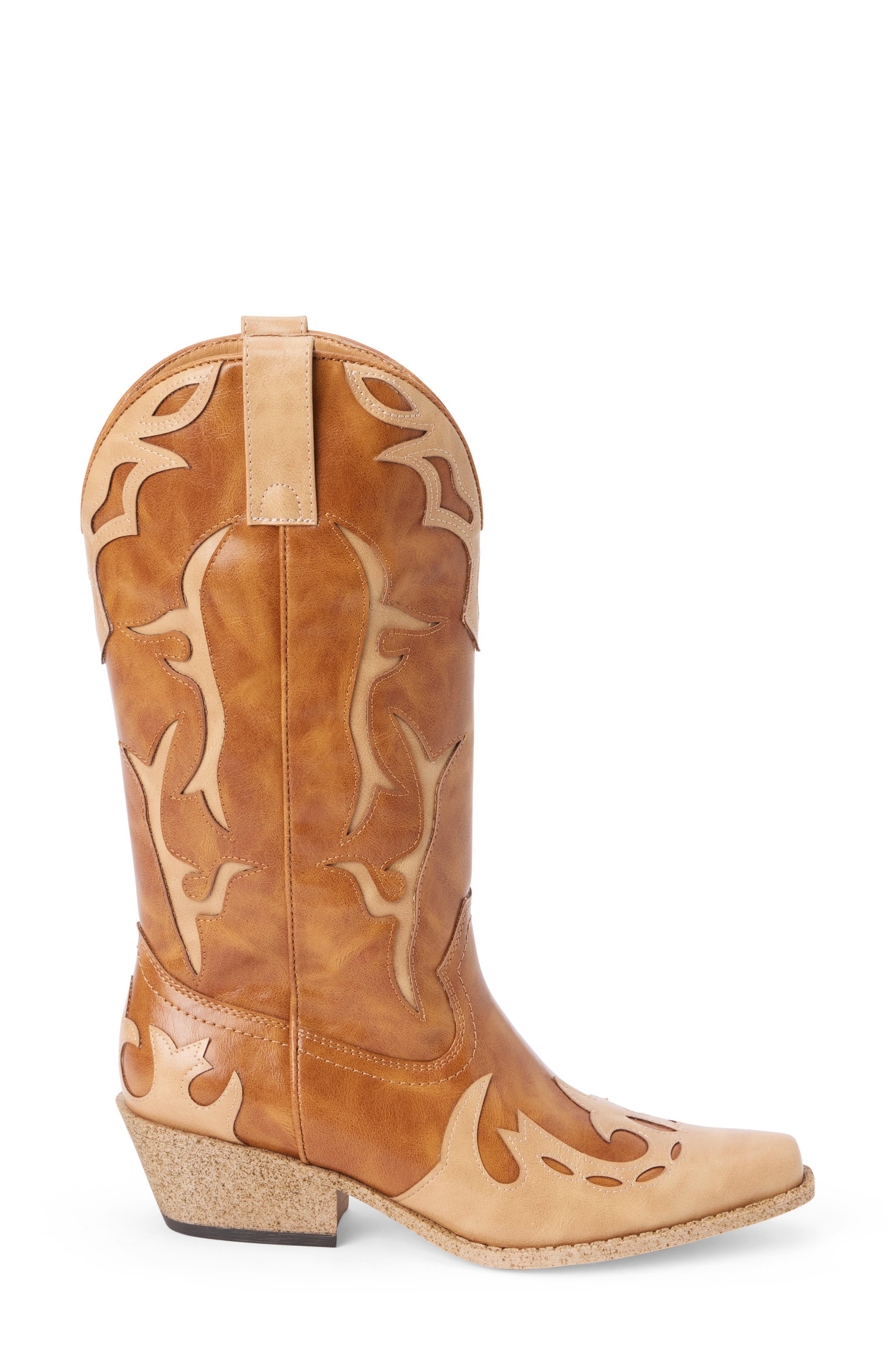 Wylie Western Boot, Alternate, color, TAN/ NATURAL