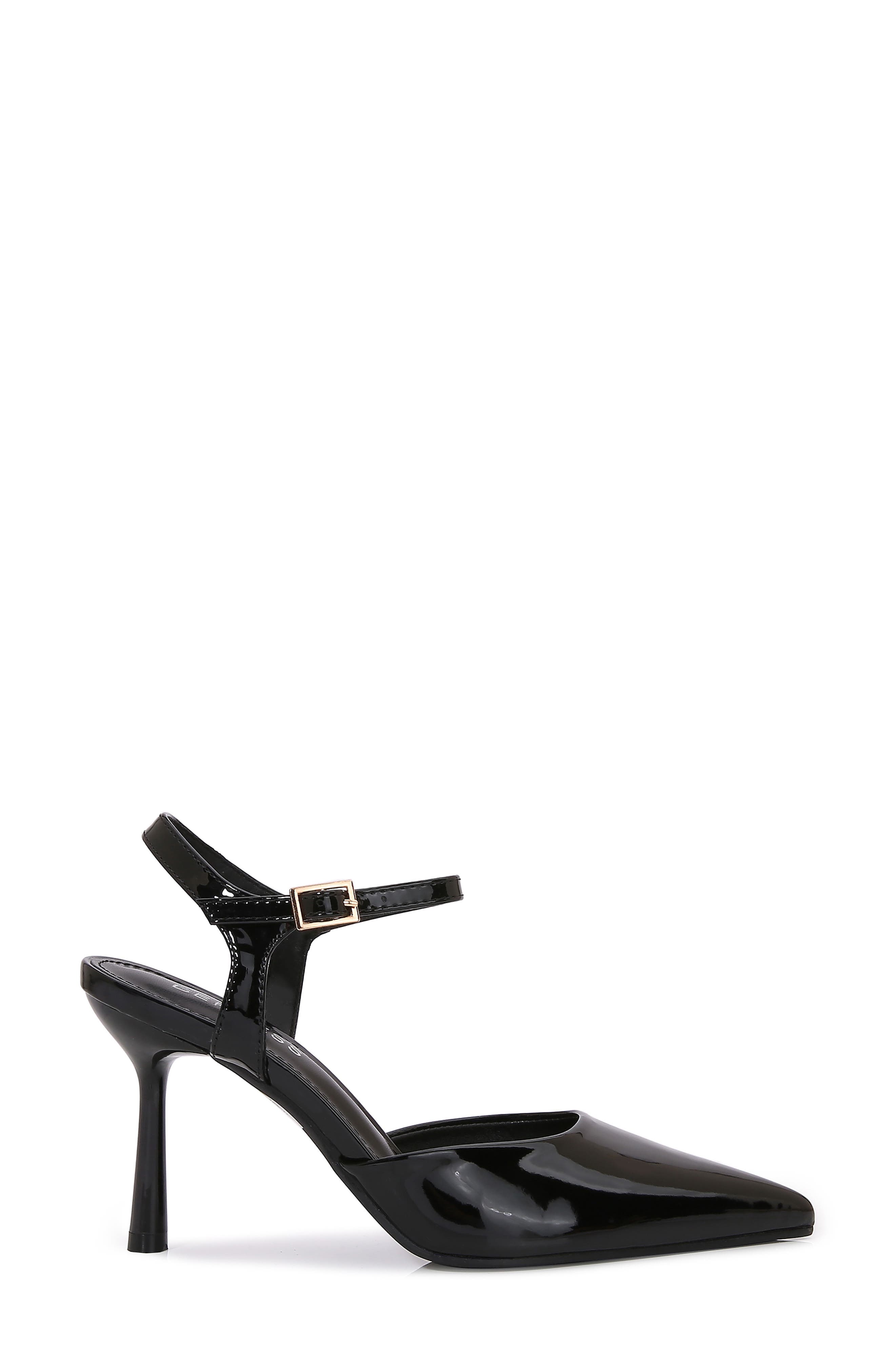 BERNESS Pointed Toe Pump, Alternate, color, Black