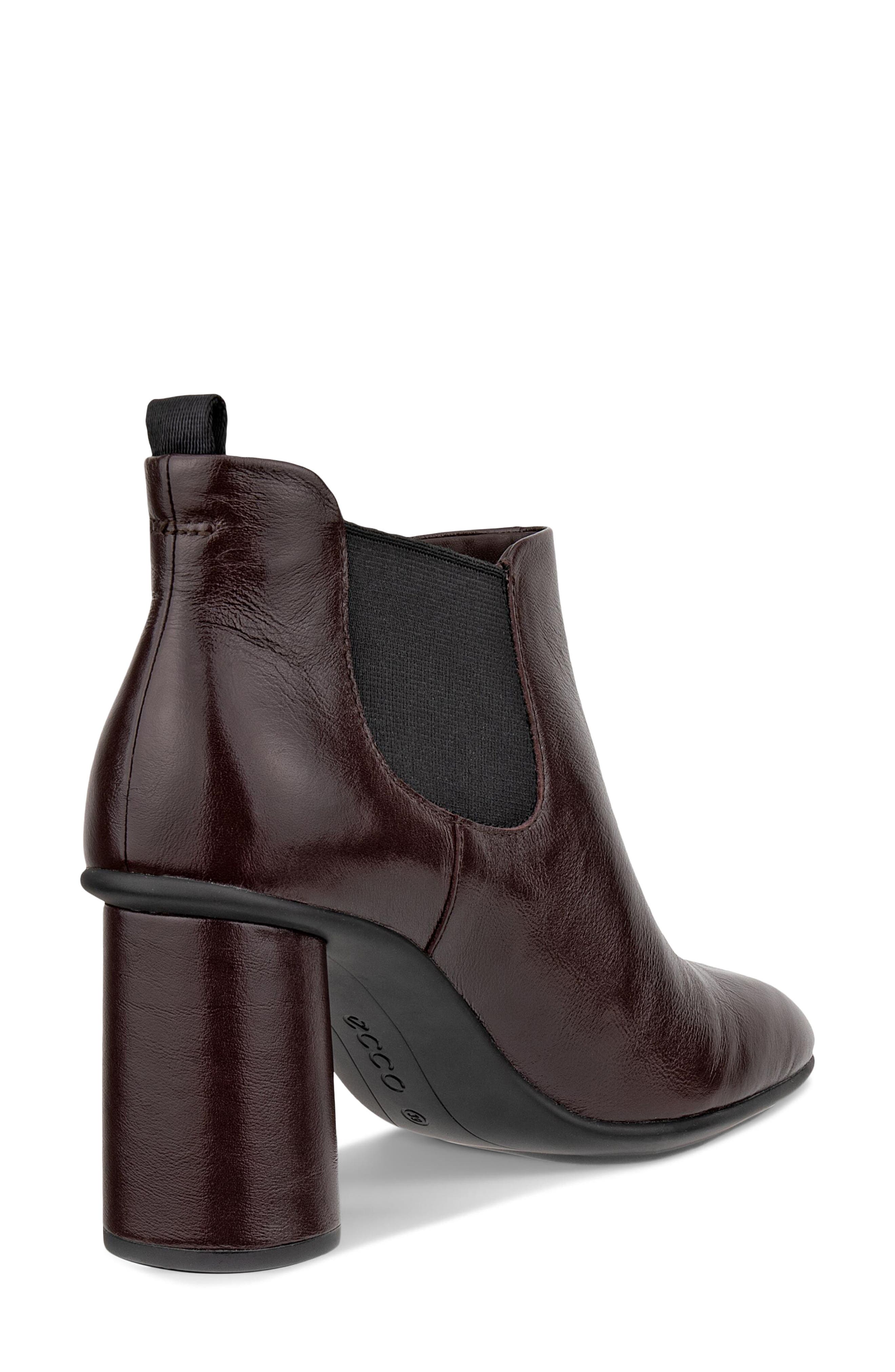 ECCO Sculpted Alba Chelsea Boot, Alternate, color, Garnet