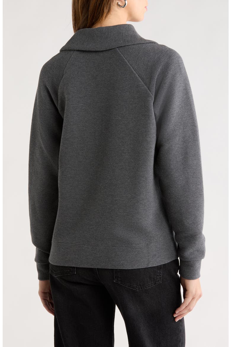 Ottoman Half Zip Pullover, Alternate, color, GREY DARK CHARCOAL HEATHER