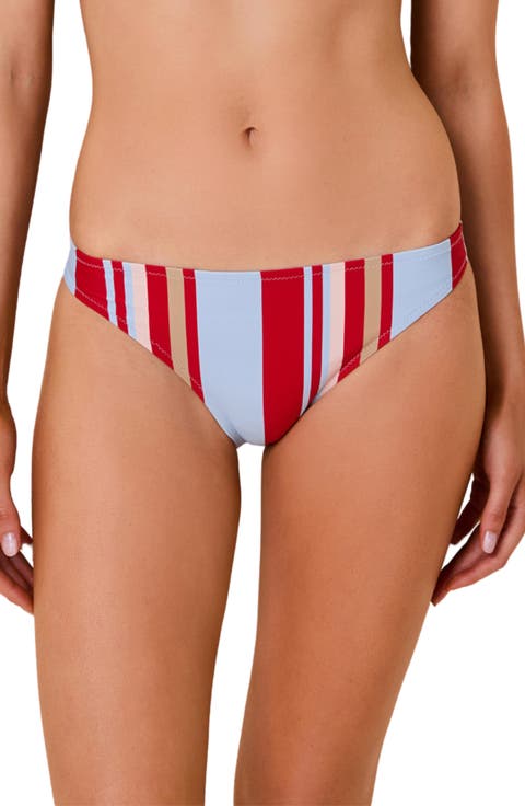The Tati Striped Bikini Bottoms