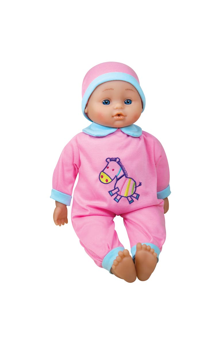 Lissi Doll 16 Inch Interactive Sounds Baby Doll, Pink & Blue Horse Outfit, Roleplay Toy, Alternate, color, Multicolored