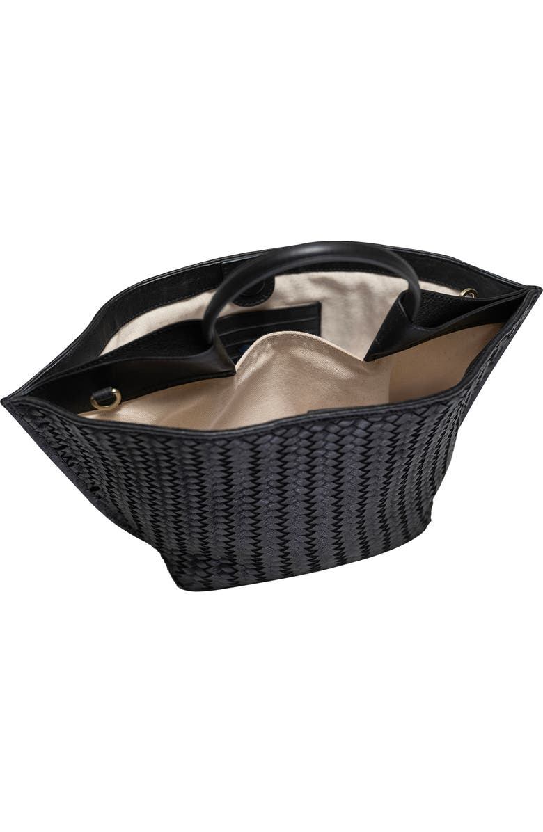 Écotorie Austin Small Woven Crossbody Bag, Alternate, color, Black