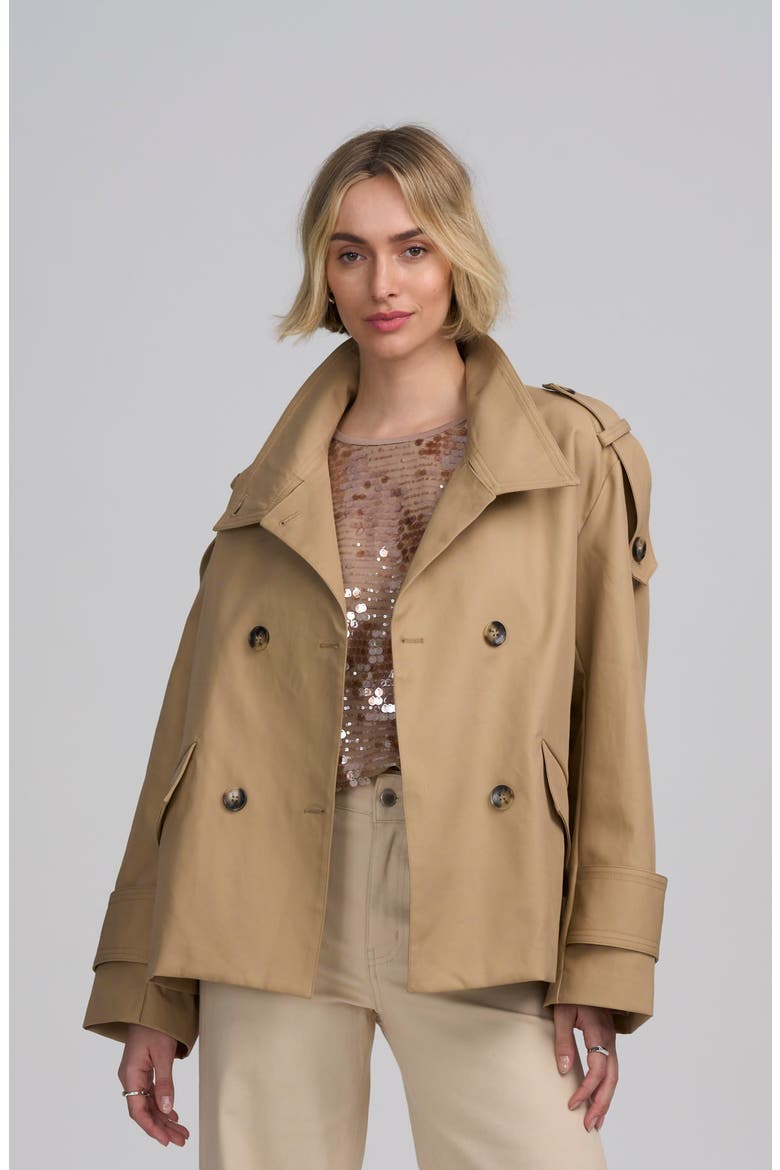 Cropped Trench, Alternate, color, LIGHT CAMEL