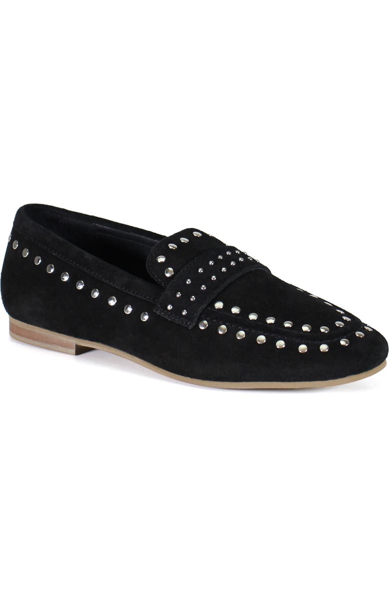 Diba True CAN YON Suede Slip On Loafer, Main, color, Black