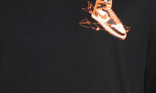 Jordan Air Has Landed Graphic T-shirt In Black