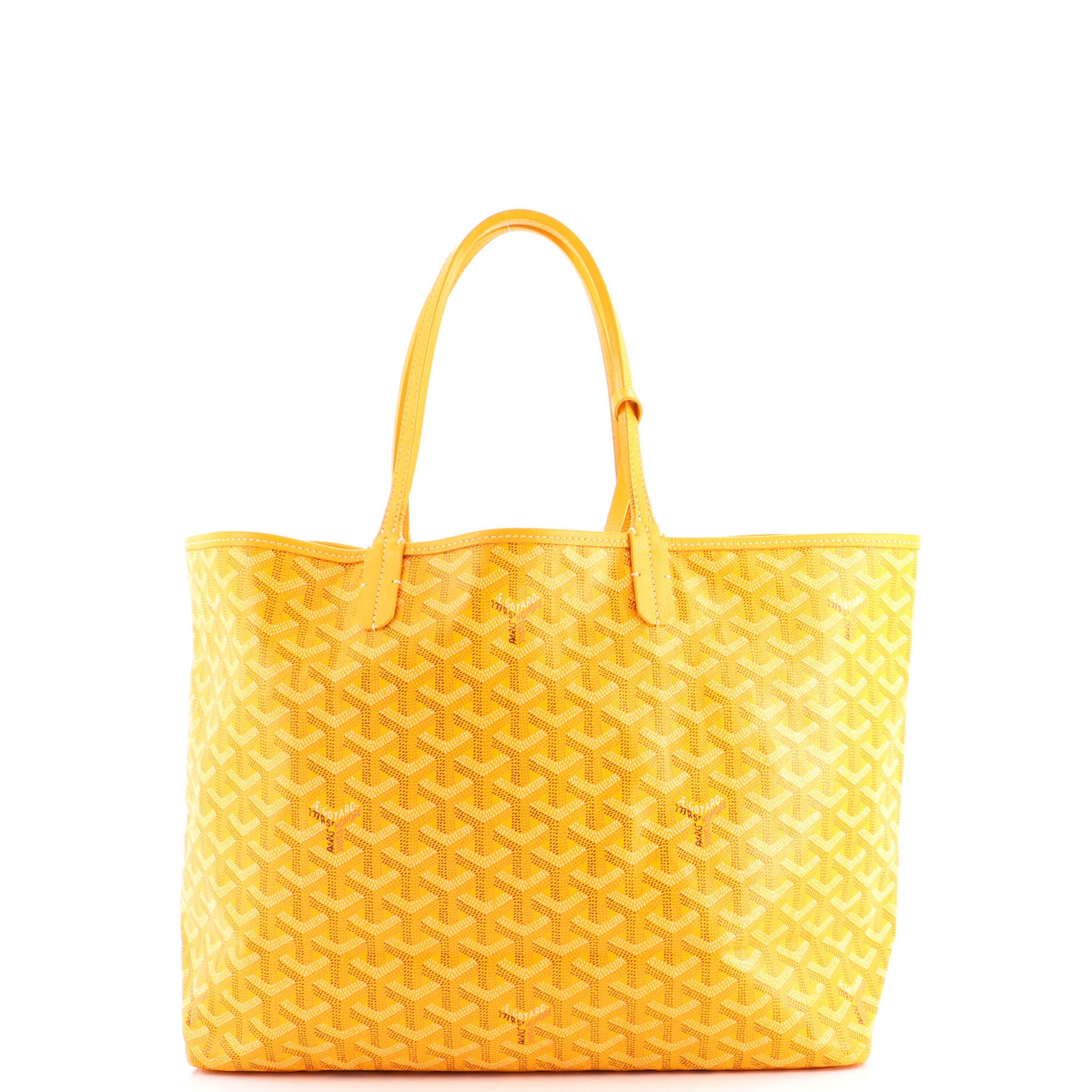 Pre-Owned Goyard Saint Louis Tote Coated Canvas PM, Main, color, Yellow