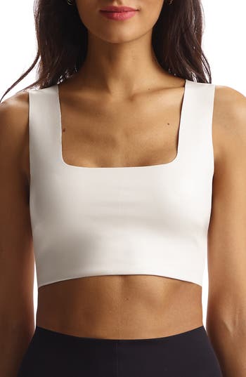 COMMANDO COMMANDO FAUX LEATHER CROP TOP
