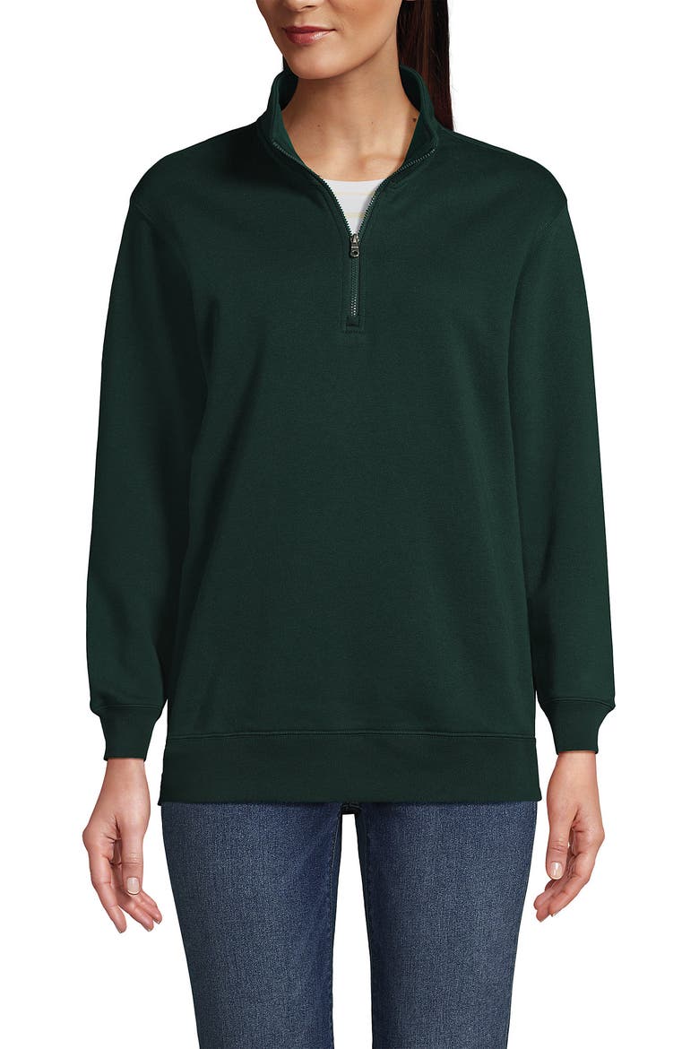 Adult Quarter Zip Sweatshirt, Main, color, Evergreen