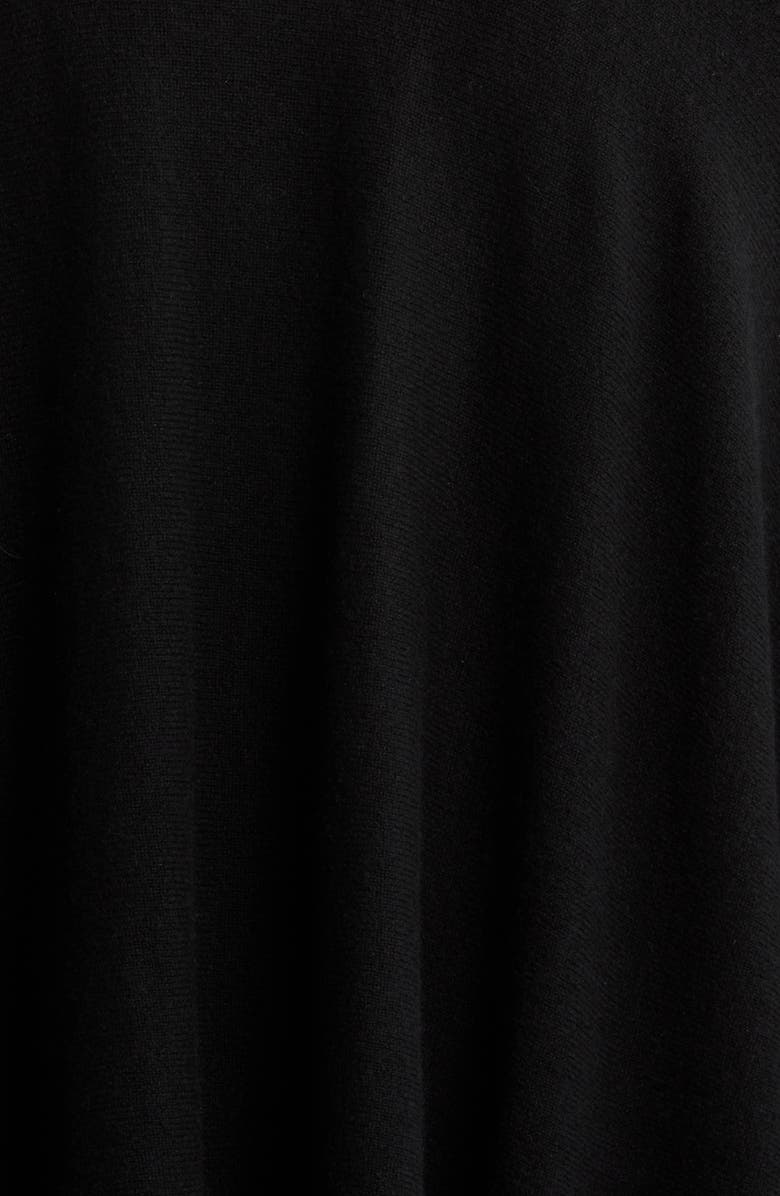 Vince Tipped Cashmere Wrap, Alternate, color, Black