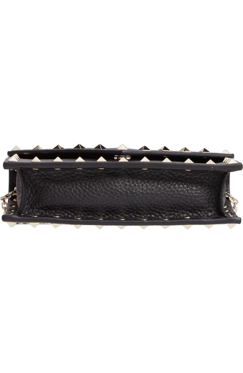 Valentino Garavani Rockstud Calfskin Leather Envelope Pouch, Alternate, color,