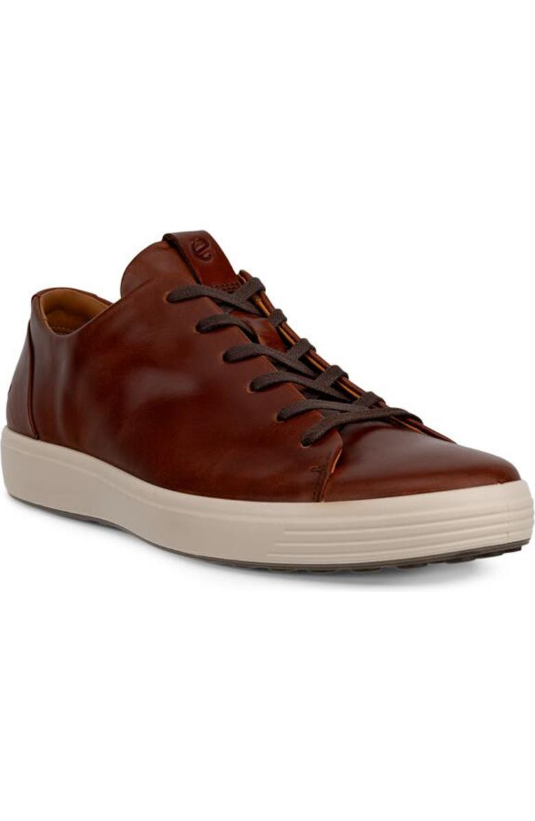 ECCO Soft 7 Premier Sneaker, Main, color, Cognac