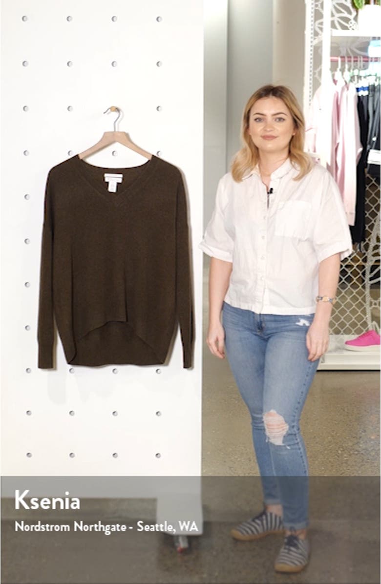 High/Low Cashmere Sweater, sales video thumbnail