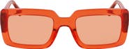 Longchamp 53mm Rectangular Sunglasses