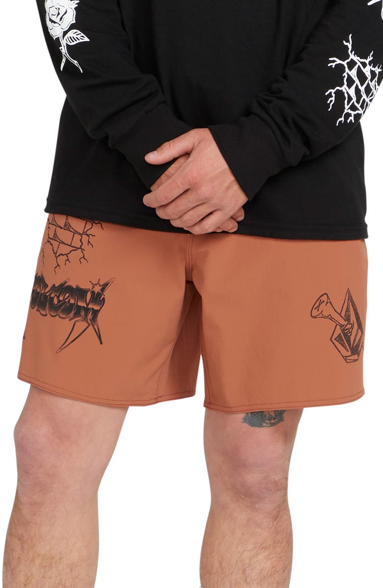 Volcom About Time Liberators Board Shorts, Main, color,