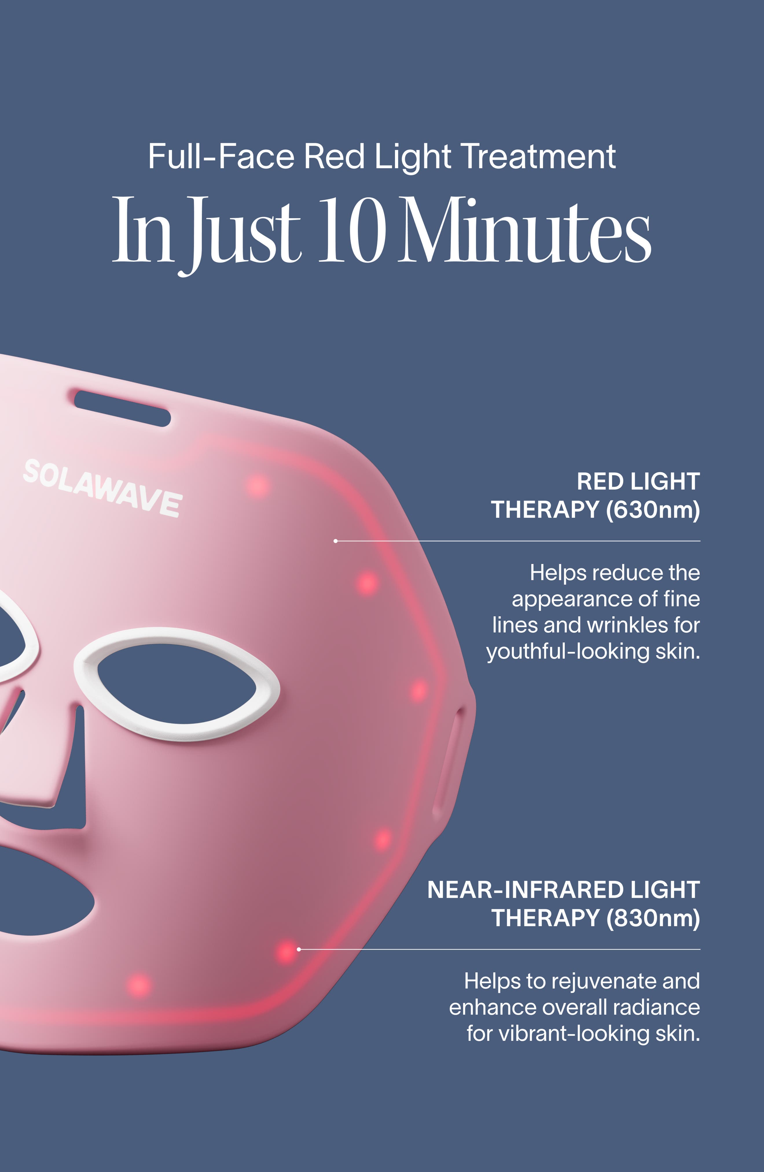 SolaWave Wrinkle Retreat Light Therapy Face Mask (Women) | Nordstromrack