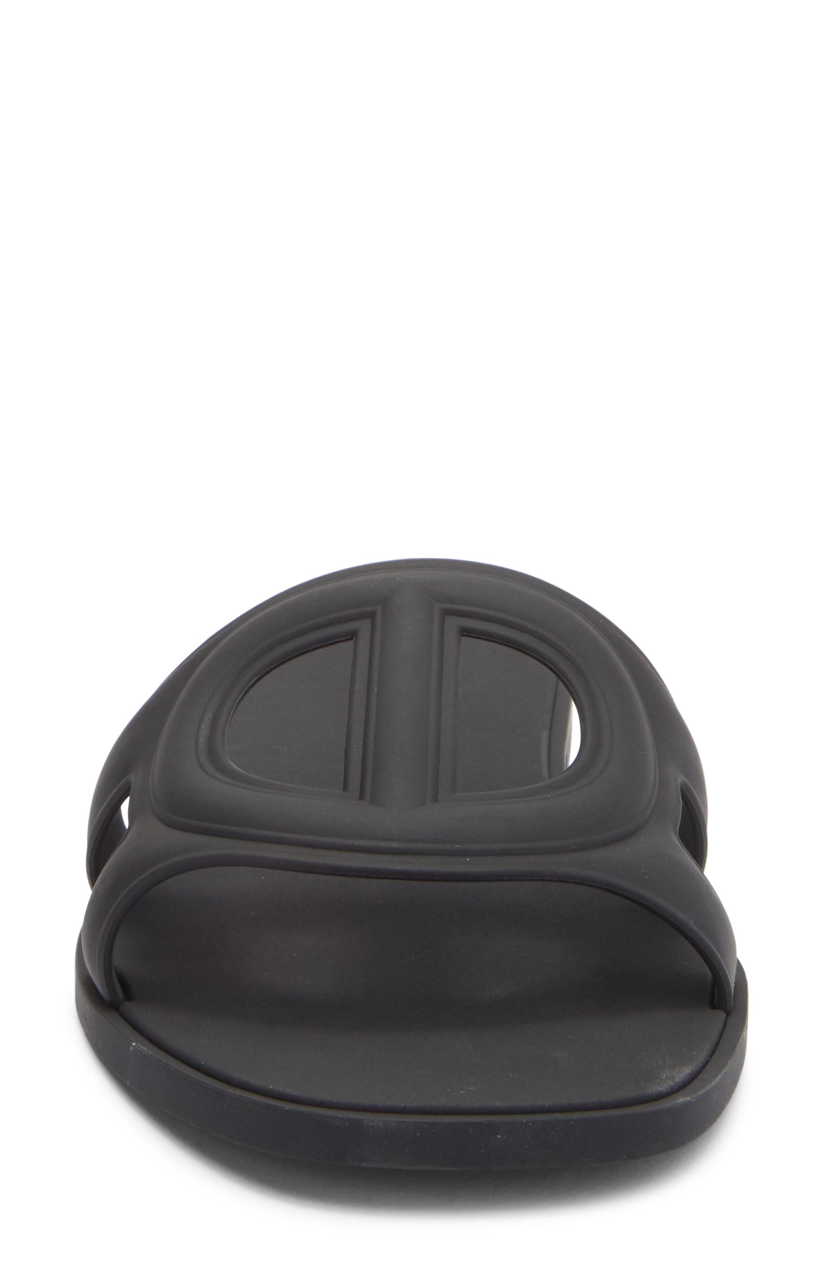 Steve Madden Jell Slide Sandal, Alternate, color, Black