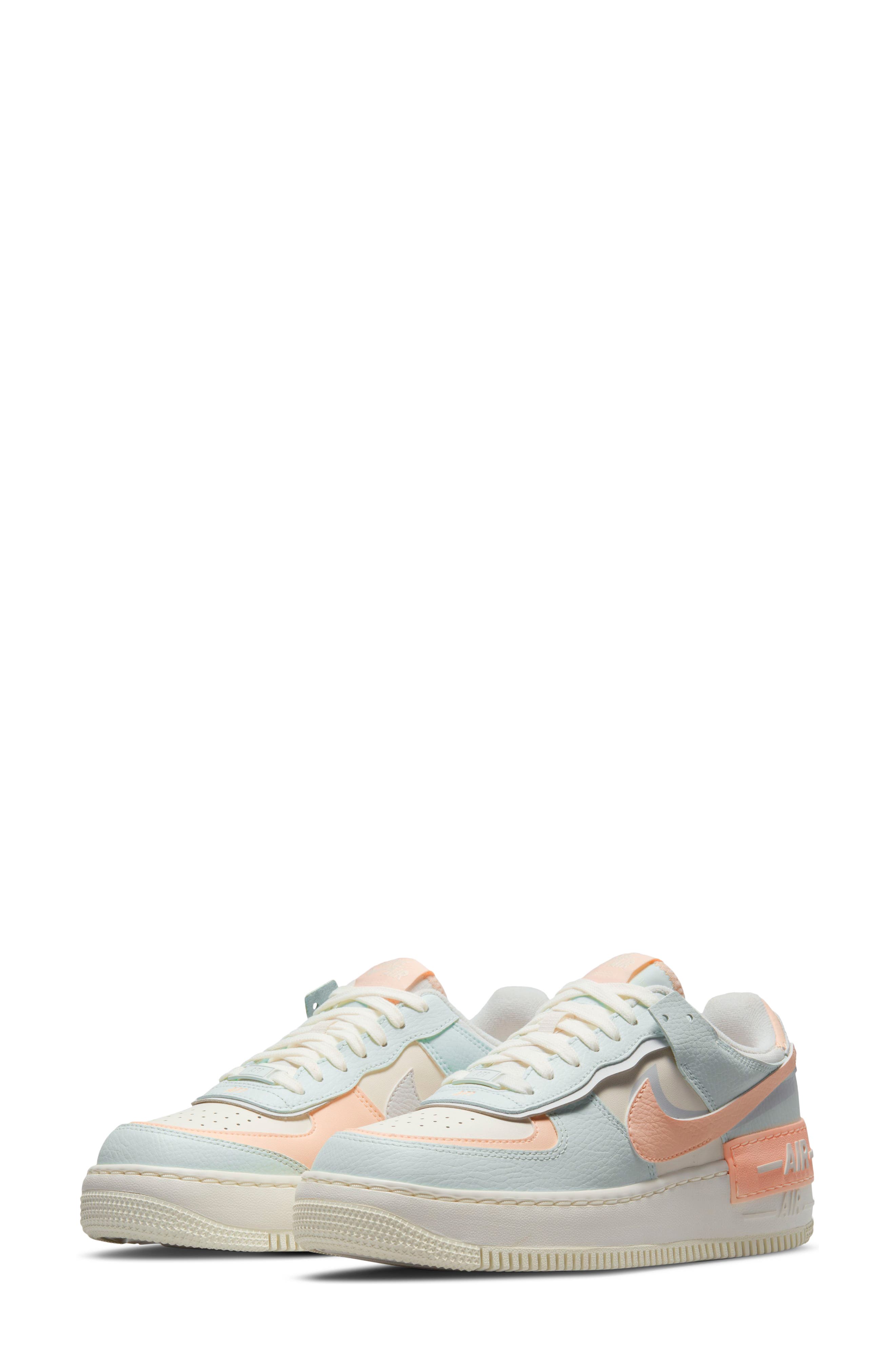Air Force 1 Shadow Sneaker, Main, color, SAIL/ BARELY GREEN/ CRIMSON