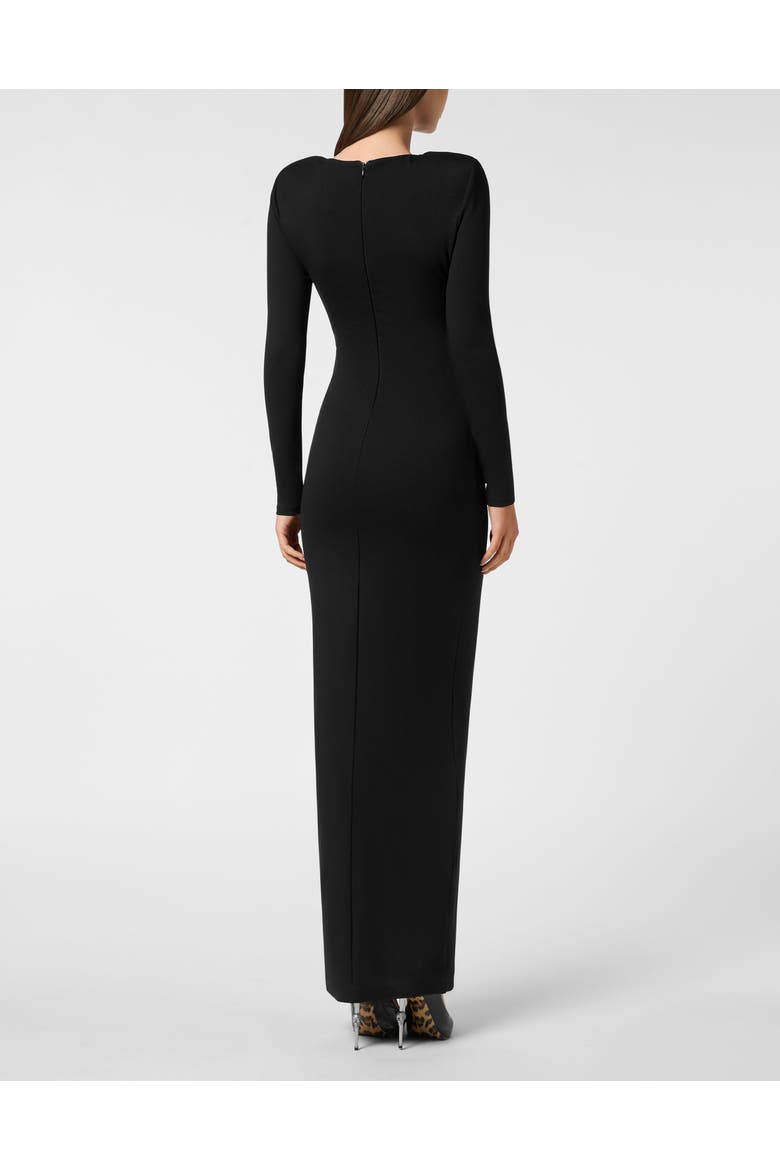 Long-Sleeved Long Dress Fatale Women, Alternate, color, black