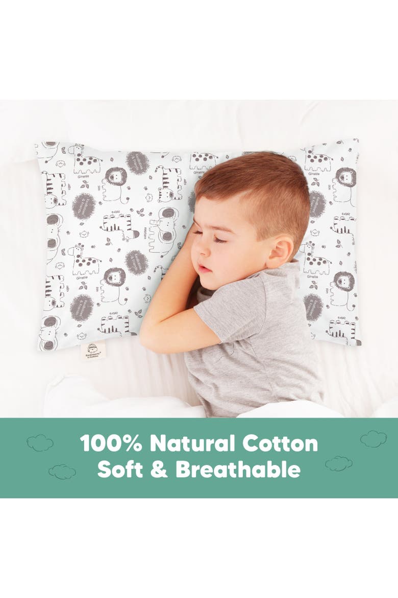 Printed Toddler Pillowcase 13X18", Alternate, color, KeaSafari