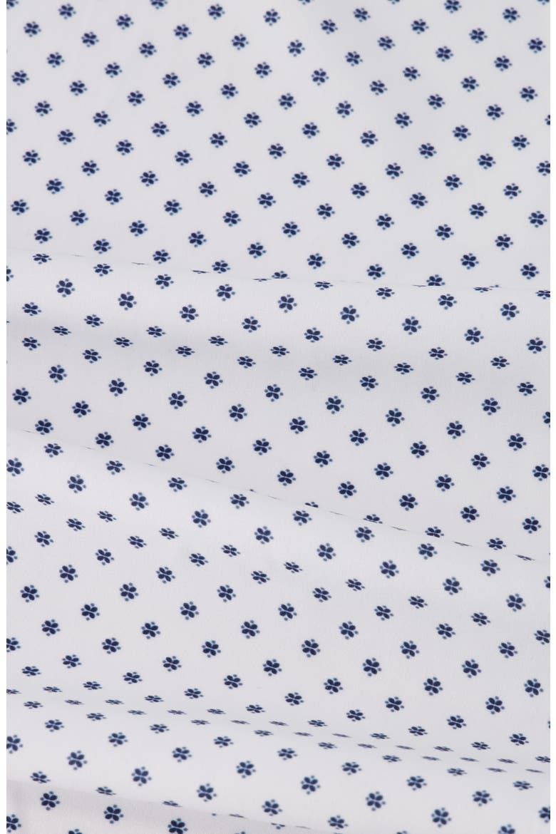 Modern Fit Geometric Print 4-Way Stretch Button-Up Shirt, Alternate, color, 01 WHITE