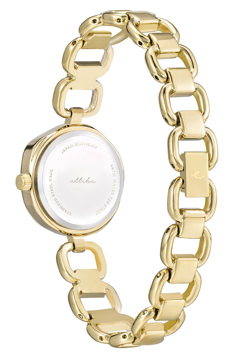Ettika Open Circle Bracelet Watch, Alternate, color, Gold