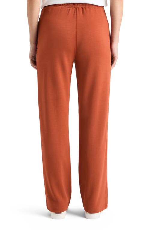 Scotch & Soda Modal Pin-tuck Sweatpant In Rust In Rust