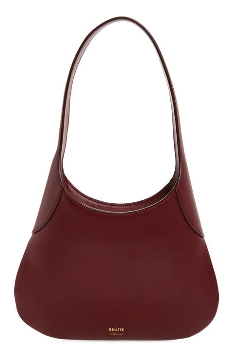 Small Joan Leather Hobo Bag