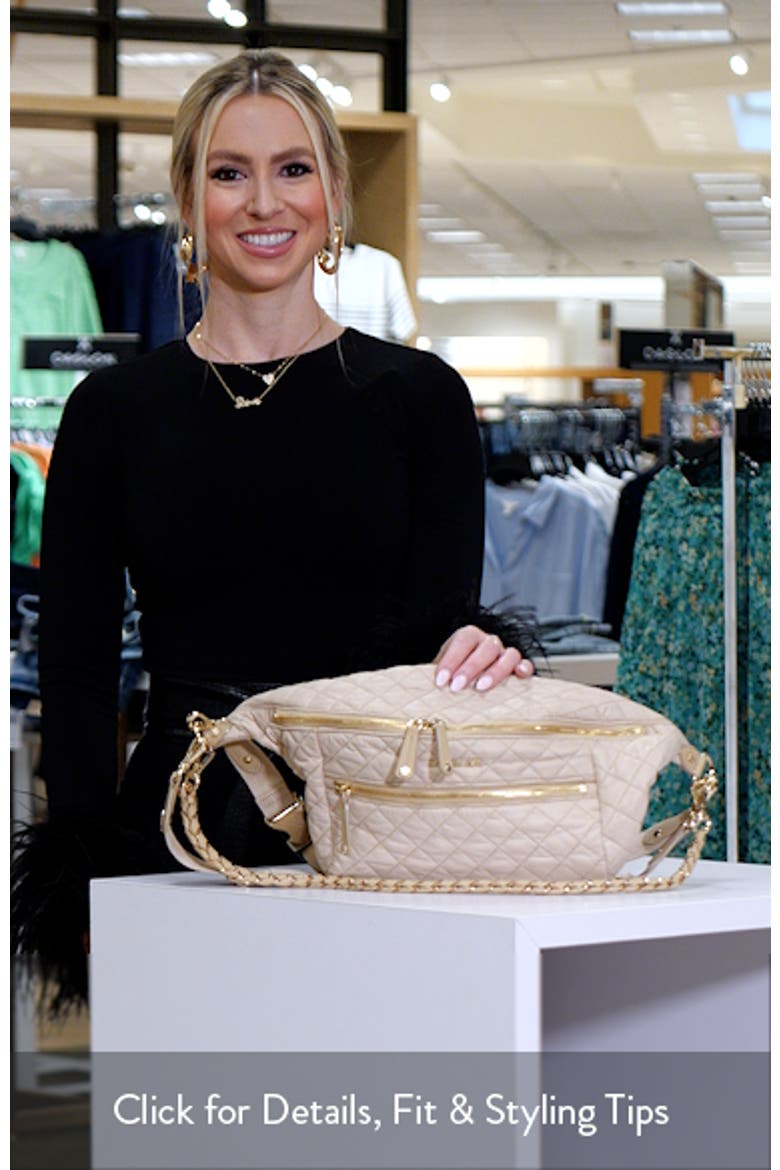 Crosby Quilted Nylon Convertible Sling Bag video