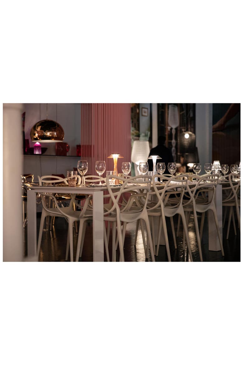Space Outdoor Table Lamp, Alternate, color, CHROME