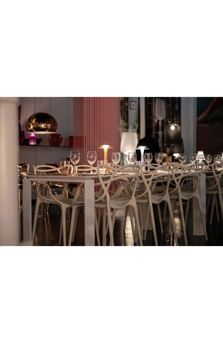 Kartell Space Outdoor Table Lamp, Alternate, color, Chrome