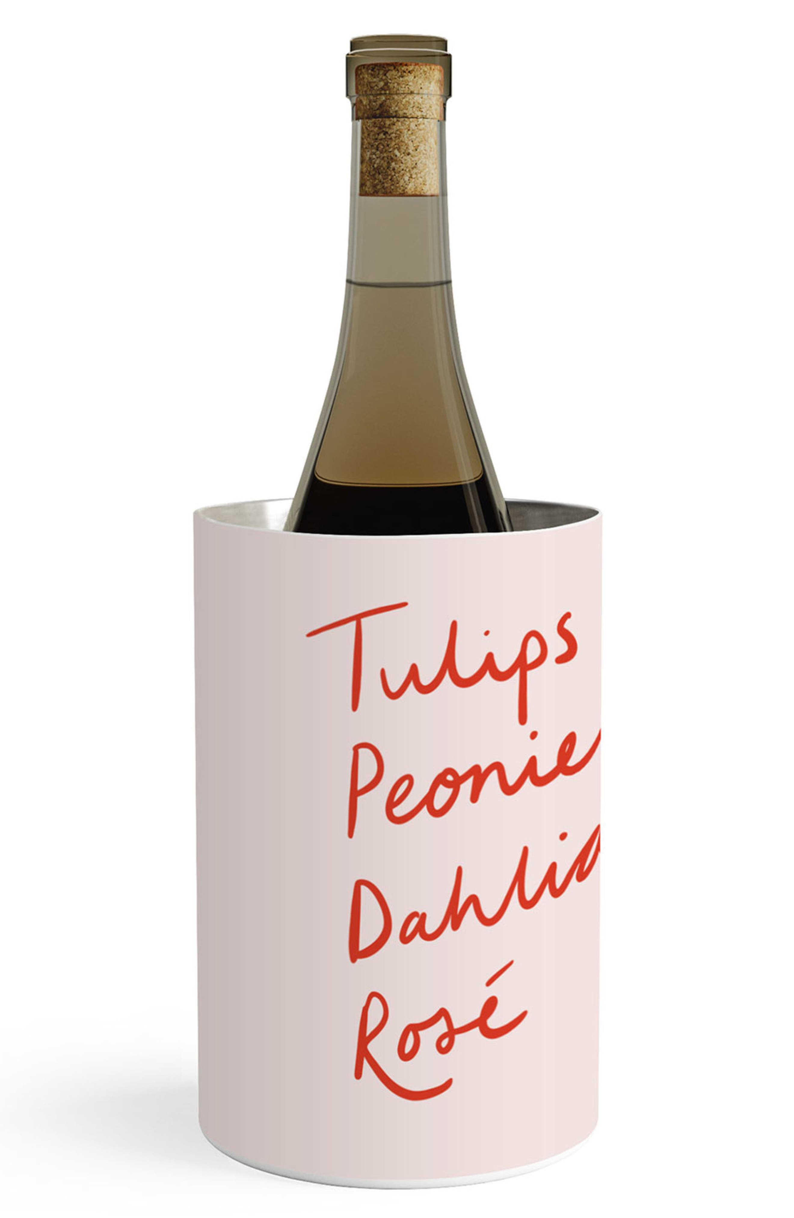 Deny Designs Flowers & Wine Variety Wine Chiller